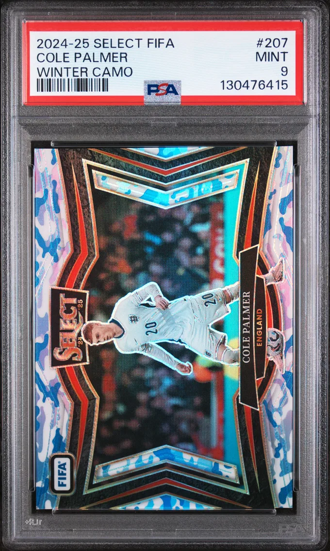 2024 #207 Cole Palmer PSA 9 Panini Select FIFA