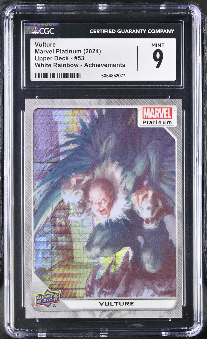 2024 #53 Vulture CGC 9 Marvel Platinum (2024 Upper Deck)(2022/23 on Card) - English