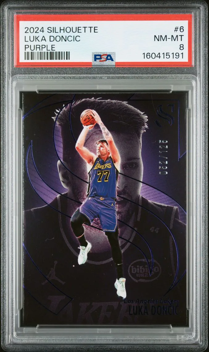 2024 #6 Luka Doncic PSA 8 Panini Silhouette