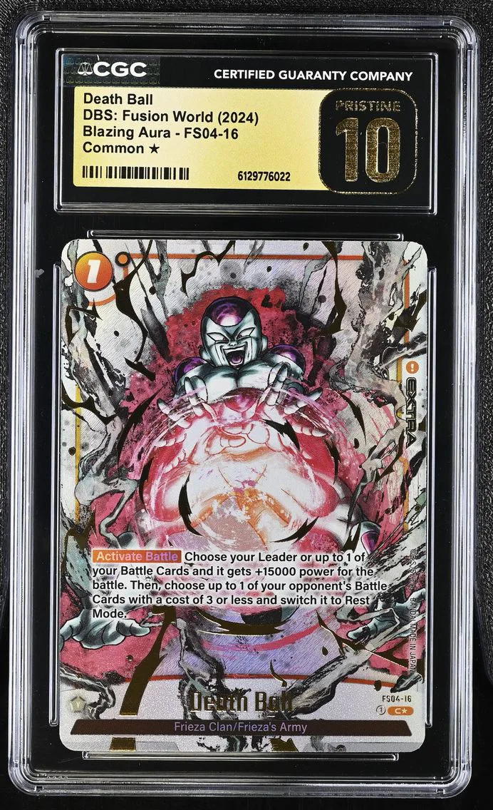 2024 #FS04-16 Death Ball CGC 10 Pristine (FB02) Blazing Aura - English