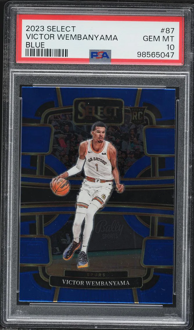 2023 #87 Victor Wembanyama PSA 10 Panini Select Basketball