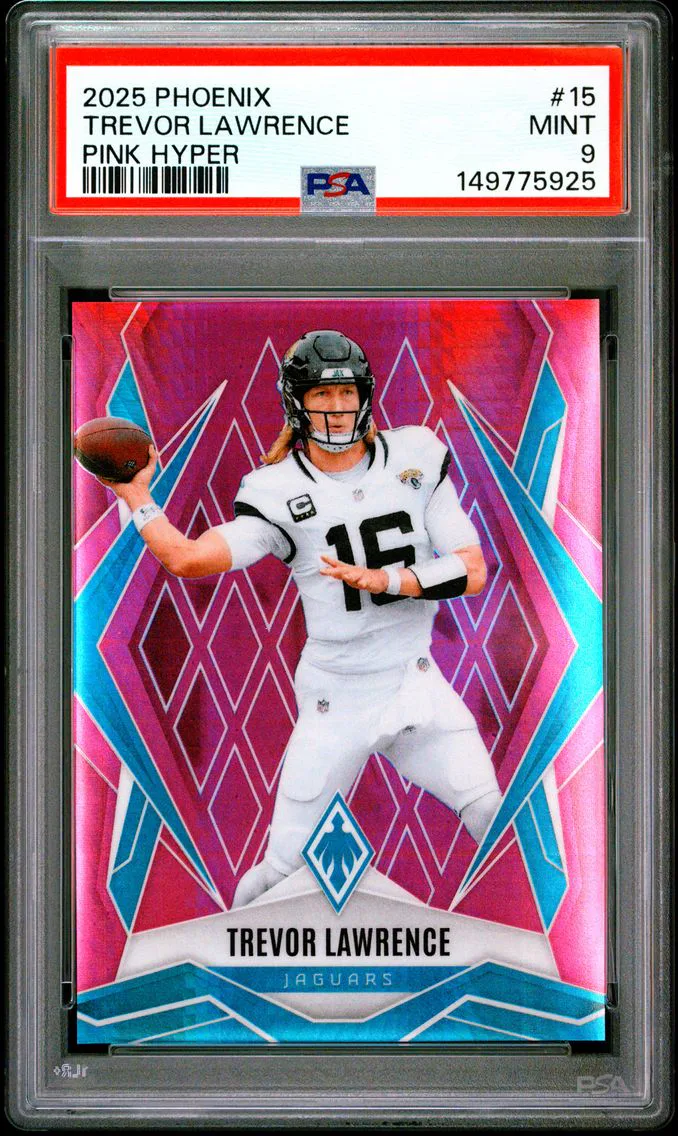 2025 #15 Trevor Lawrence PSA 9 Panini Phoenix