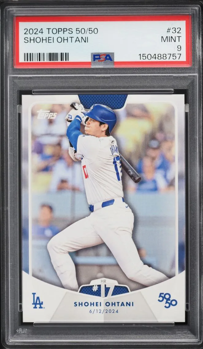 2024 Topps 50/50 Shohei Ohtani #32 PSA 9 MINT