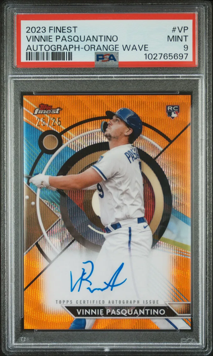 2023 #VP Vinnie Pasquantino PSA 9 Topps Finest Finest Autographs