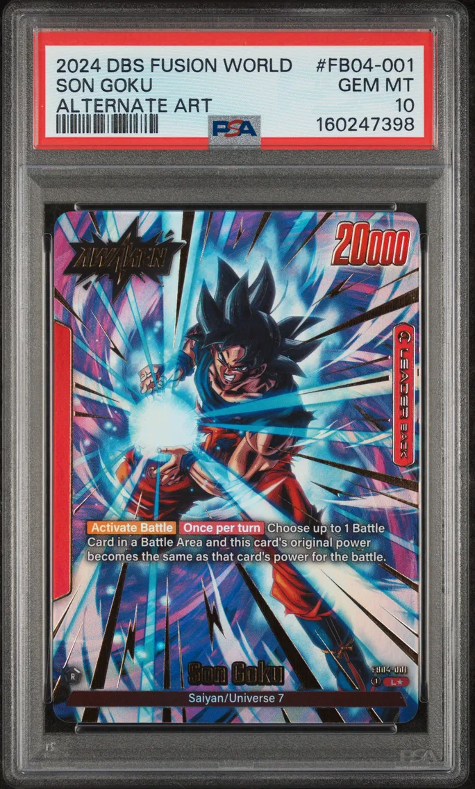 2024 #FB04-001 Son Goku PSA 10 Dragon Ball Super Card Game Fusion World Ultra Limit