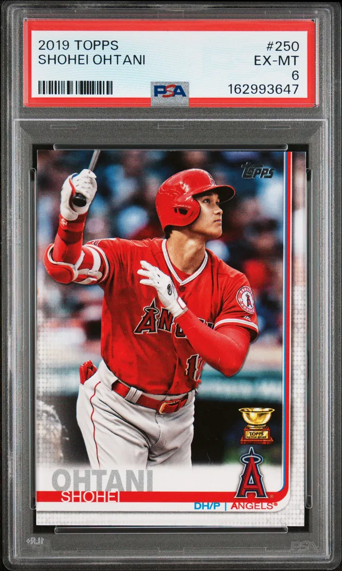 2019 #250 Shohei Ohtani PSA 6 Topps