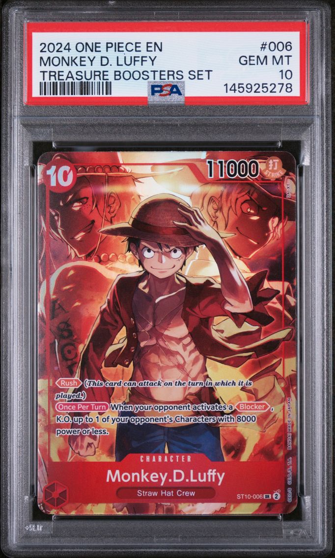 2024 #006 Monkey D. Luffy PSA 10 One Piece Promos