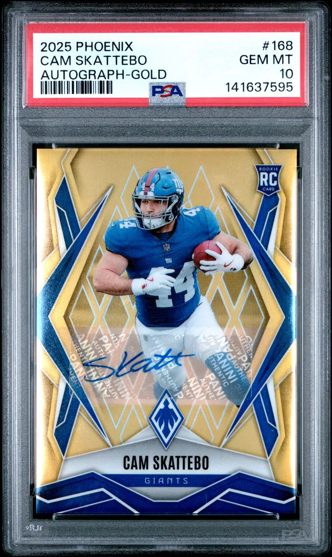2025 #168 Cam Skattebo PSA 10 Panini Phoenix