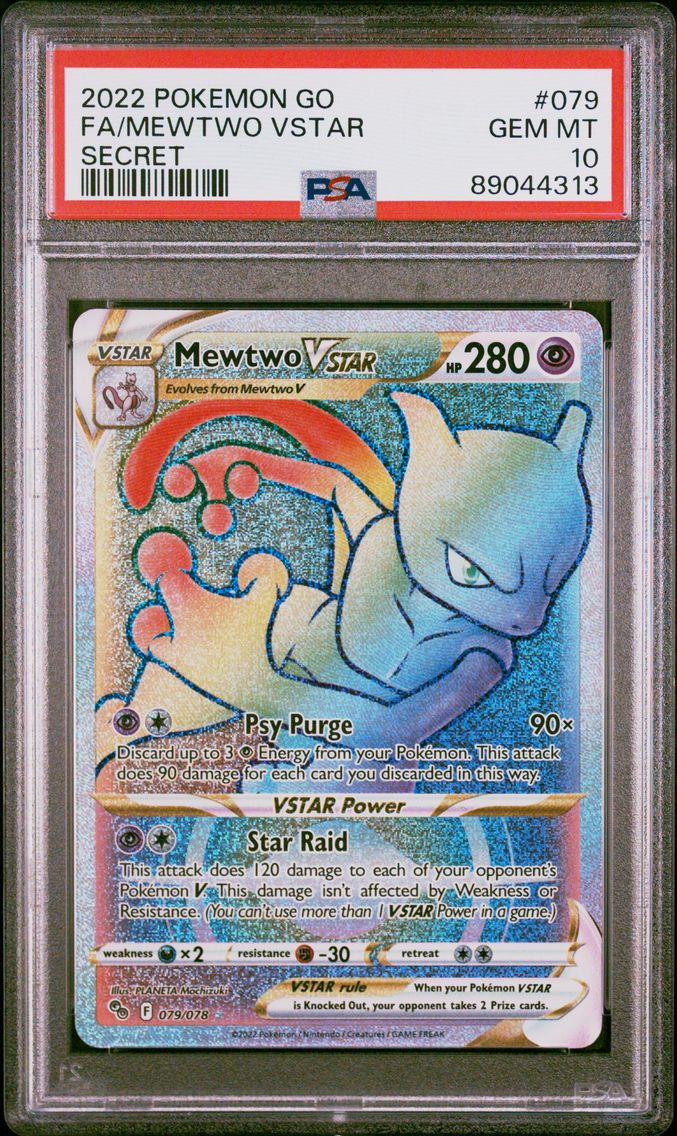 2022 #079 Full Art/Mewtwo Vstar 