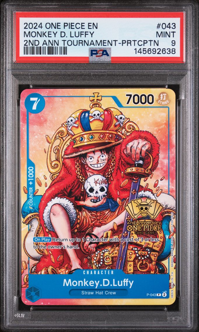2024 #043 Monkey D. Luffy PSA 9 One Piece Promos