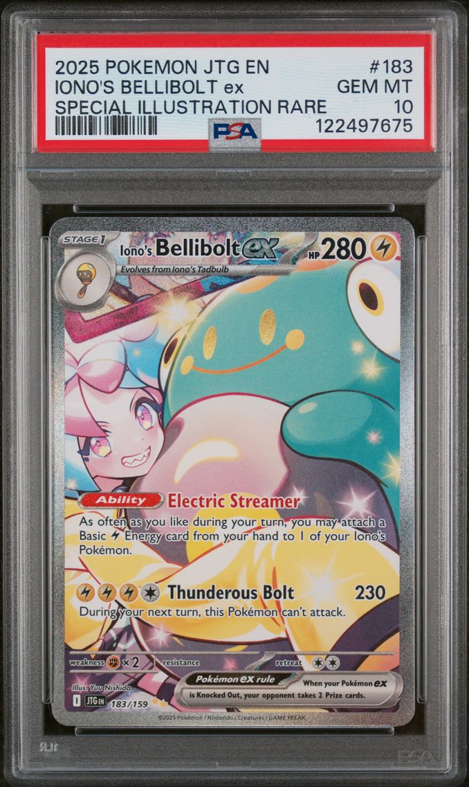 2025 #183 Iono's Bellibolt EX PS