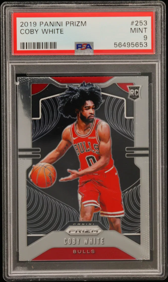 2019 #253 Coby White PSA 9 Panini Prizm