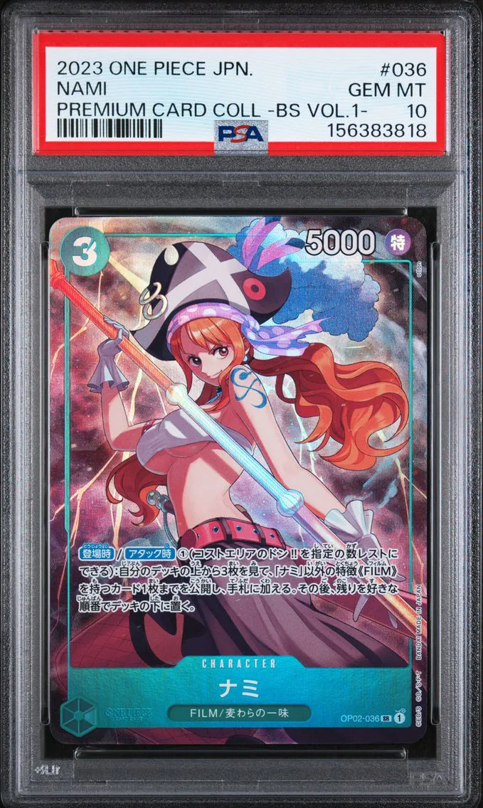 2023 #036 Nami PSA 10 One Piece Japanese Premium Card Collection -Best Selection Vol.1-