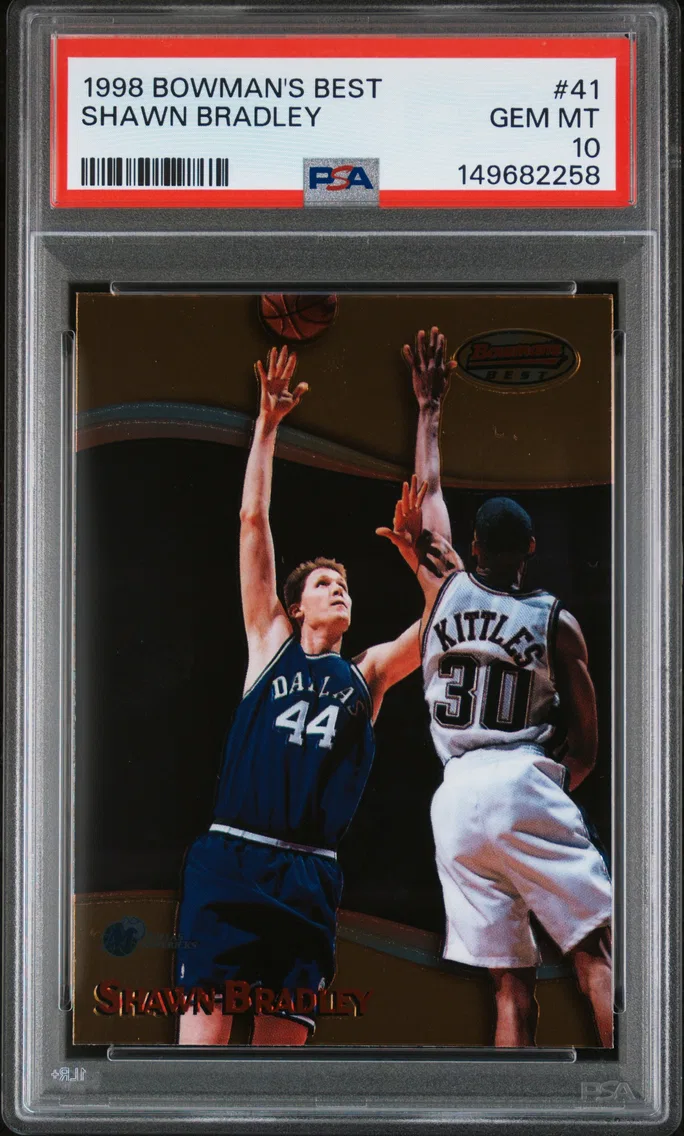 1998 #41 Shawn Bradley PSA 10 Bowman's Best