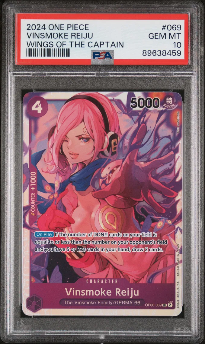 2024 #069 Vinsmoke Reiju PSA 10 One Piece OP06-Wings of the Captain