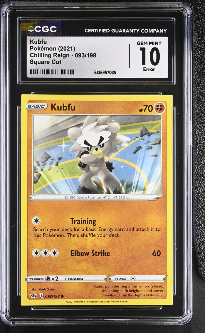 2021 #093 Kubfu CGC 10 Chilling Reign - English