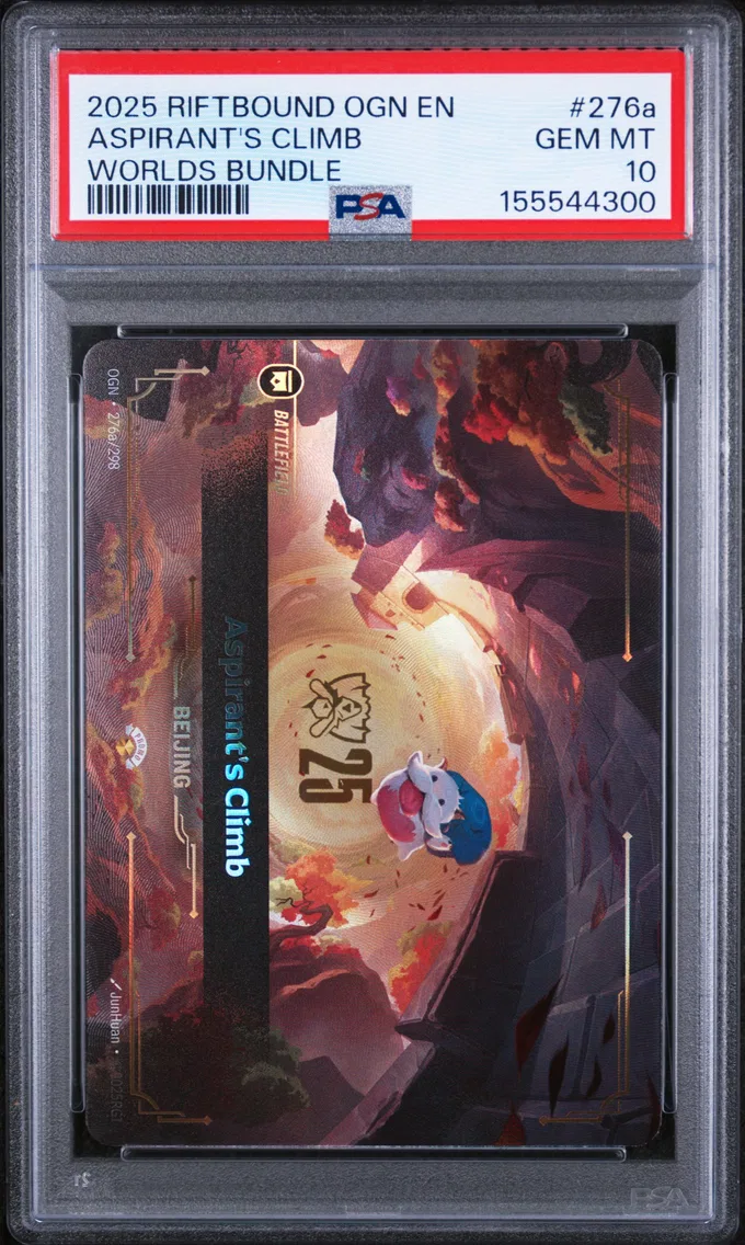 2025 #276a Aspirant's Climb PSA 10 Riftbound: League of Legends Ogn-Origins