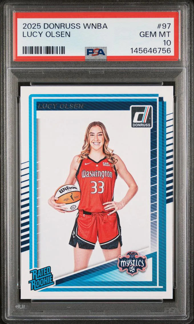 2025 #97 Lucy Olsen PSA 10 Panini Donruss WNBA