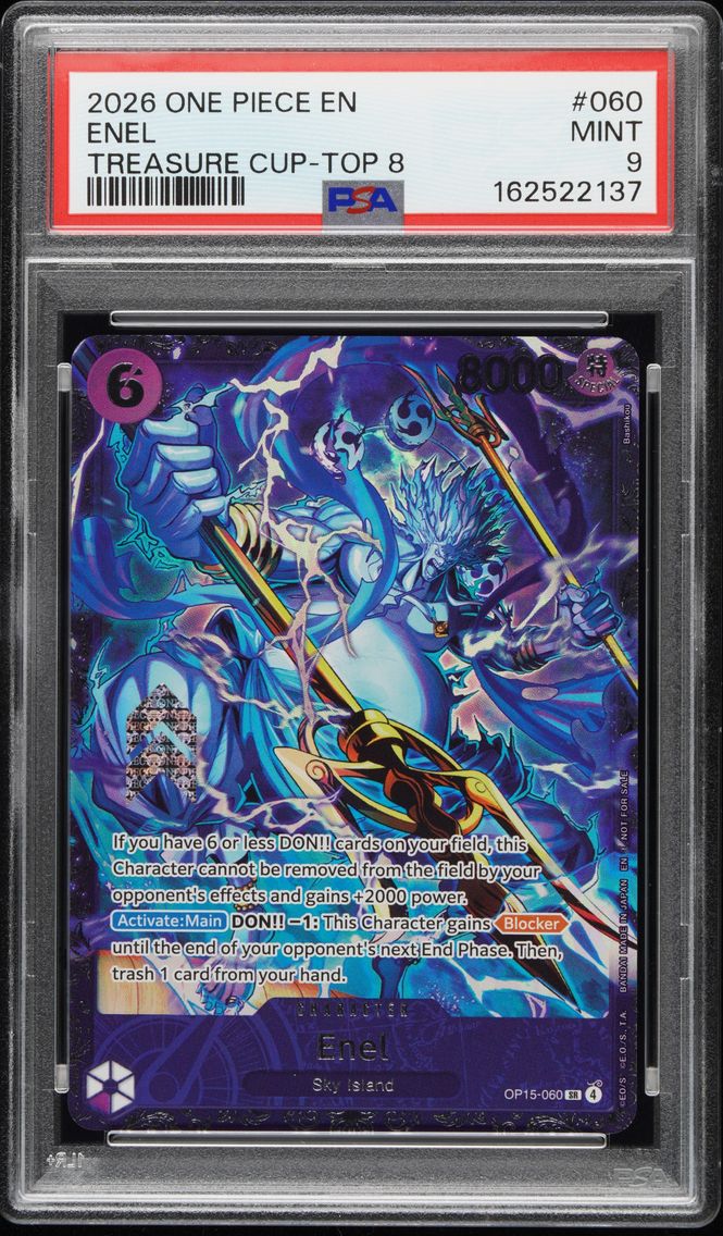 2026 #060 Enel PSA 9 One Piece P