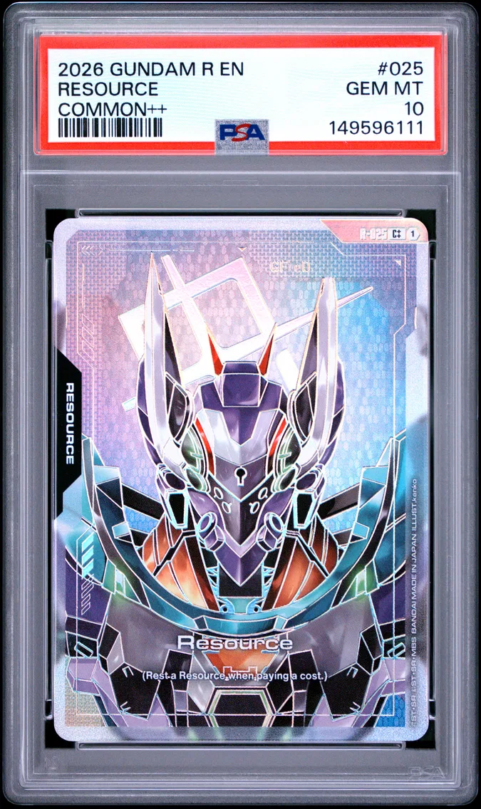 2026 #025 Resource PSA 10 Gundam R-Resource