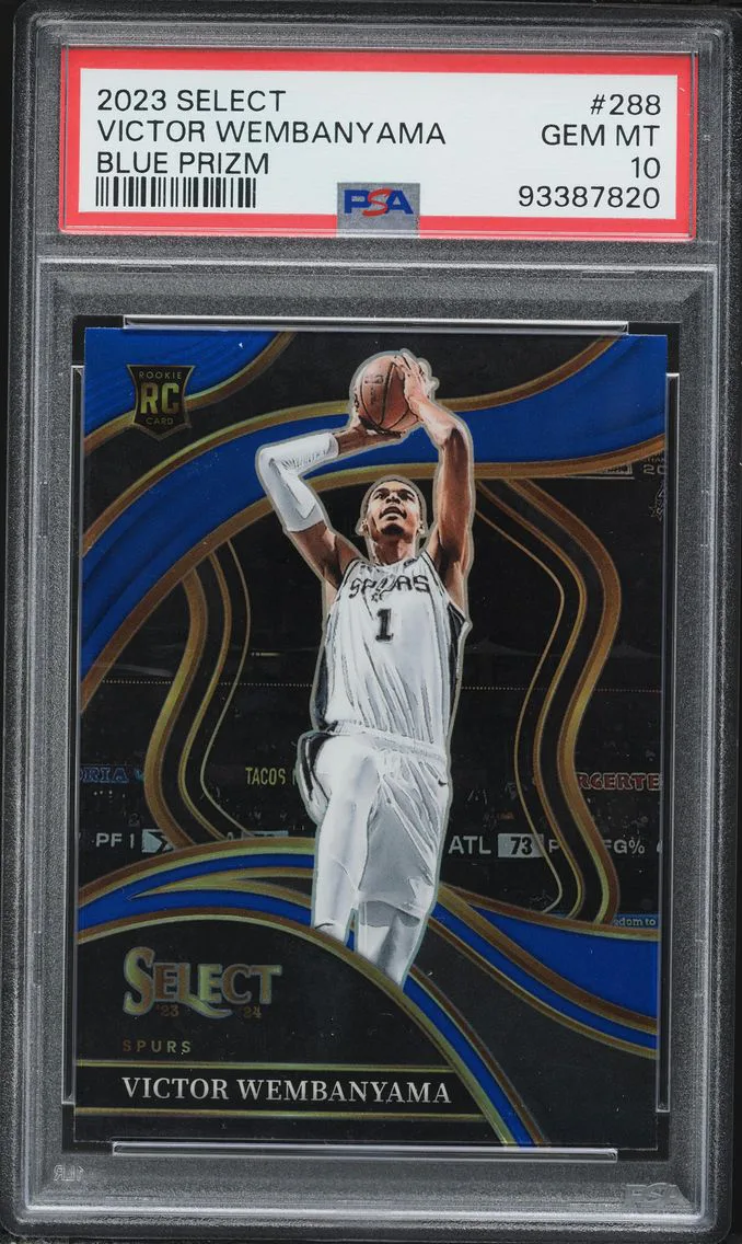 2023 #288 Victor Wembanyama PSA 10 Panini Select Basketball