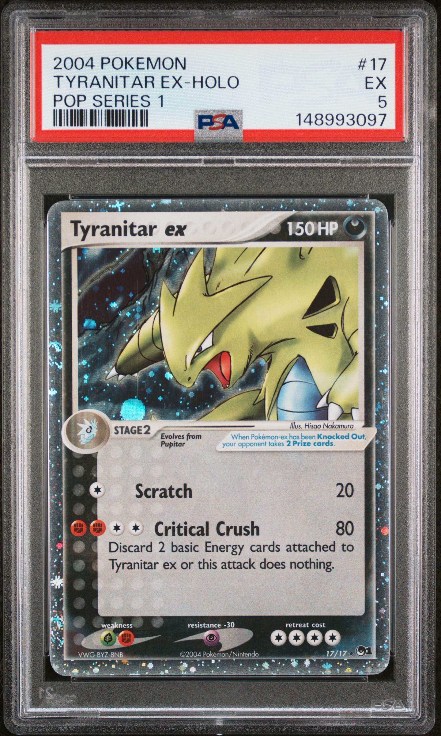 Tyranitar EX-Holo