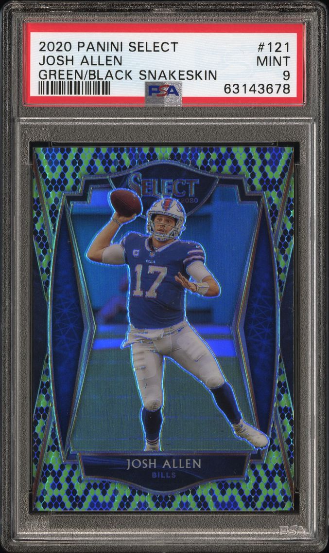 2020 #121 Josh Allen PSA 9 Panin