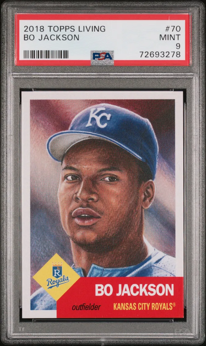 2018 #70 Bo Jackson PSA 9 Topps Living