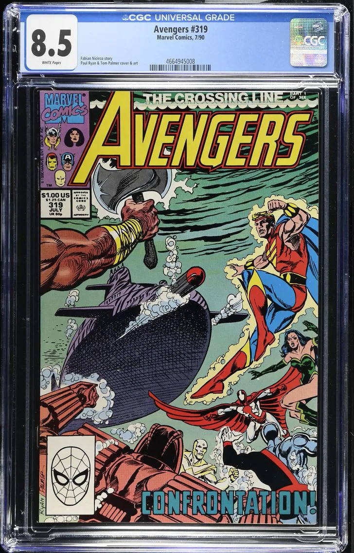 1990 #NA 1990 Avengers #319 CGC 8.5 Marvel Comics CGC 8.5
