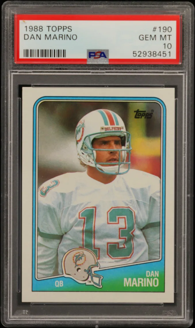 1988 #190 Dan Marino PSA 10 Topps