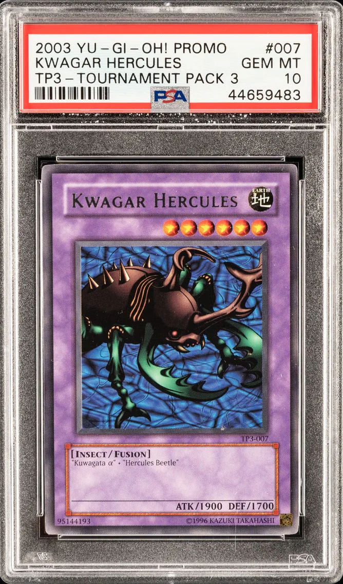 KWAGAR HERCULES TP3-007 TOURNAMENT PACK 3 2003 PSA 10