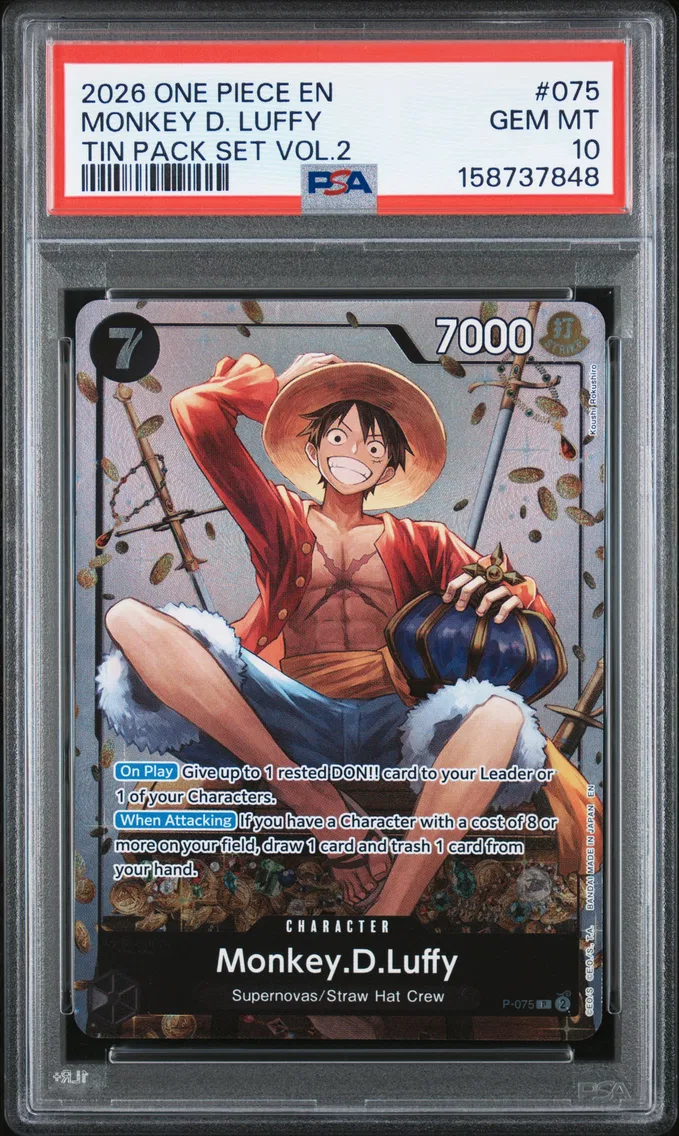 2026 #075 Monkey D. Luffy PSA 10 One Piece Promos