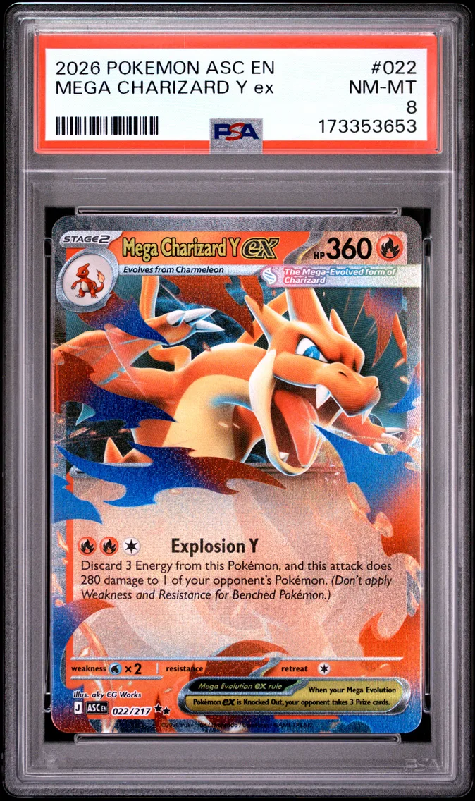 2026 #022 Mega Charizard Y EX PS