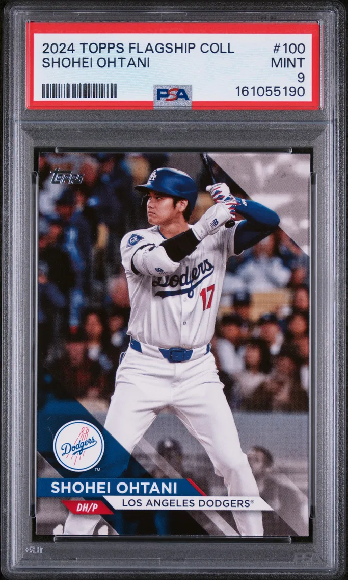 2024 #100 Shohei Ohtani PSA 9 Topps Flagship Collection