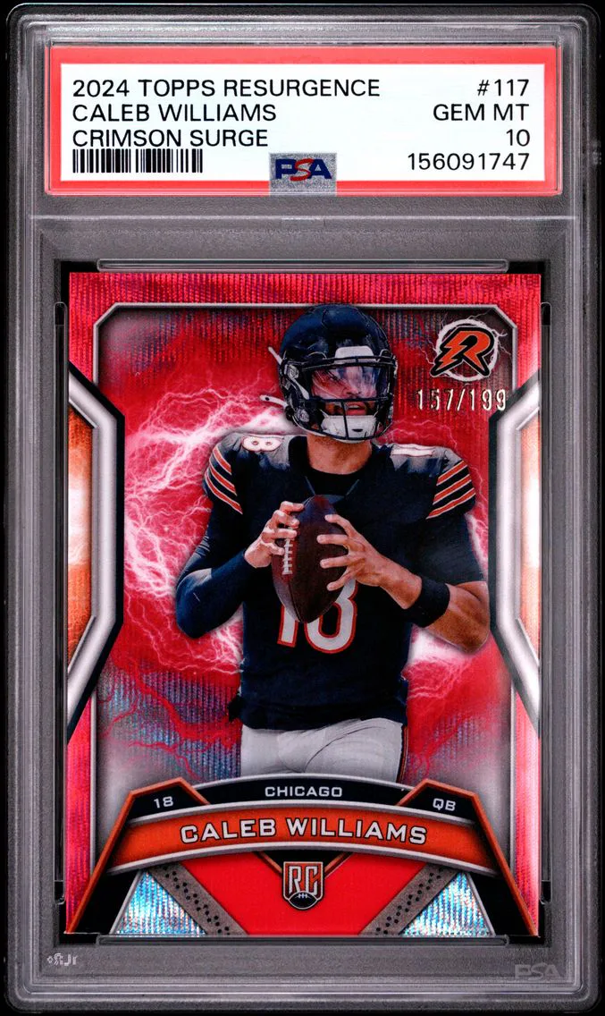2024 #117 Caleb Williams PSA 10 Topps Resurgence