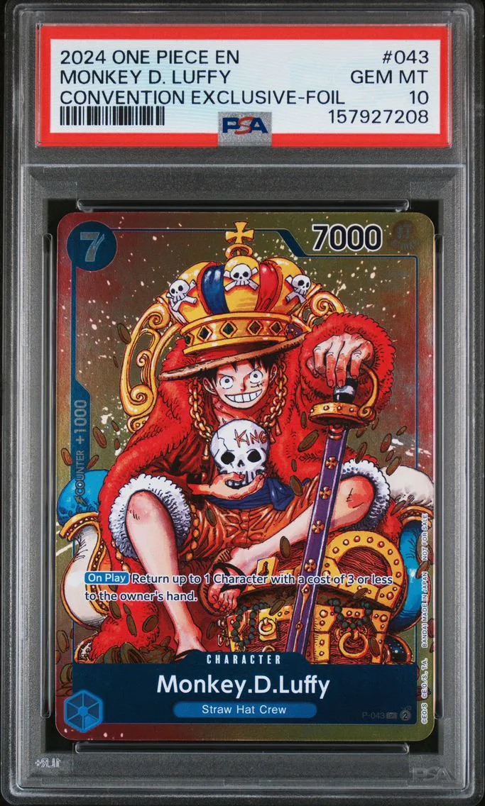 2024 #043 Monkey D. Luffy PSA 10 One Piece Promos