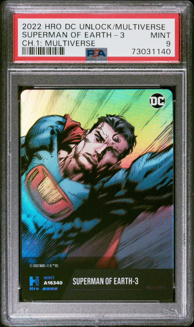 2022 #NA Superman of Earth-3 PSA 9 Hro DC Unlock the Multiverse Chapter 1