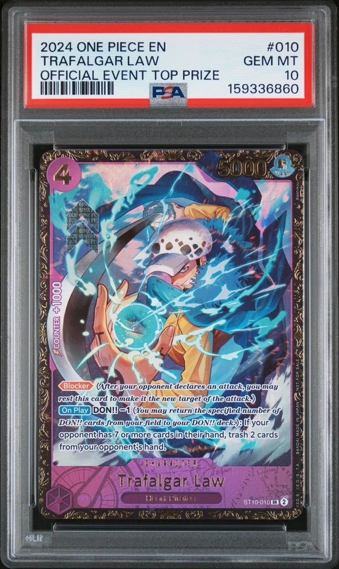 2024 #010 Trafalgar Law PSA 10 One Piece Promos