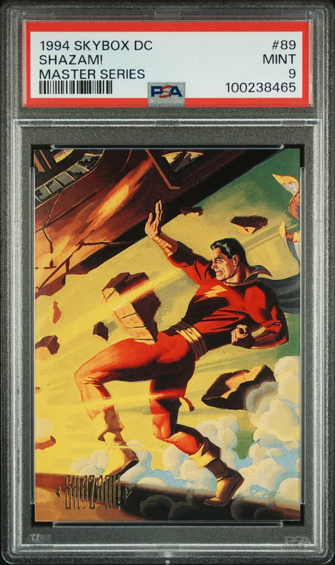 1994 #89 Shazam! PSA 9 Skybox DC Master Series