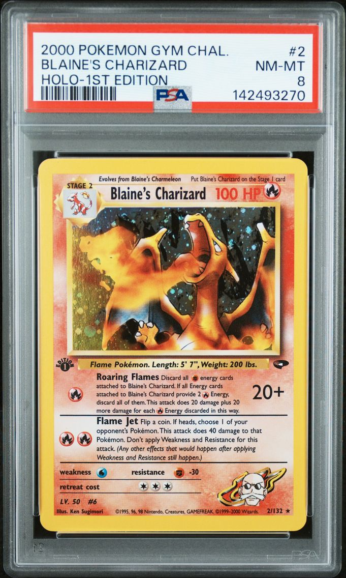 2000 #2 Blaine's Charizard Holo-