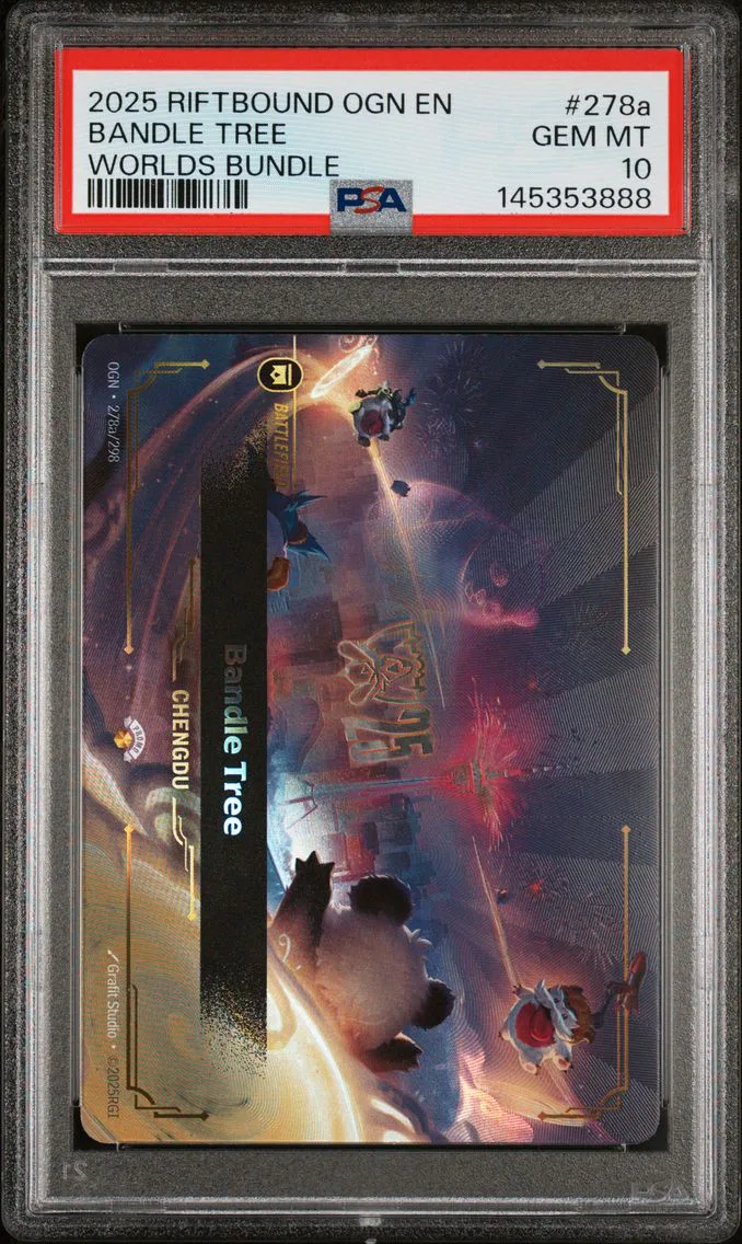 2025 #278a Bandle Tree PSA 10 Riftbound: League of Legends Ogn-Origins