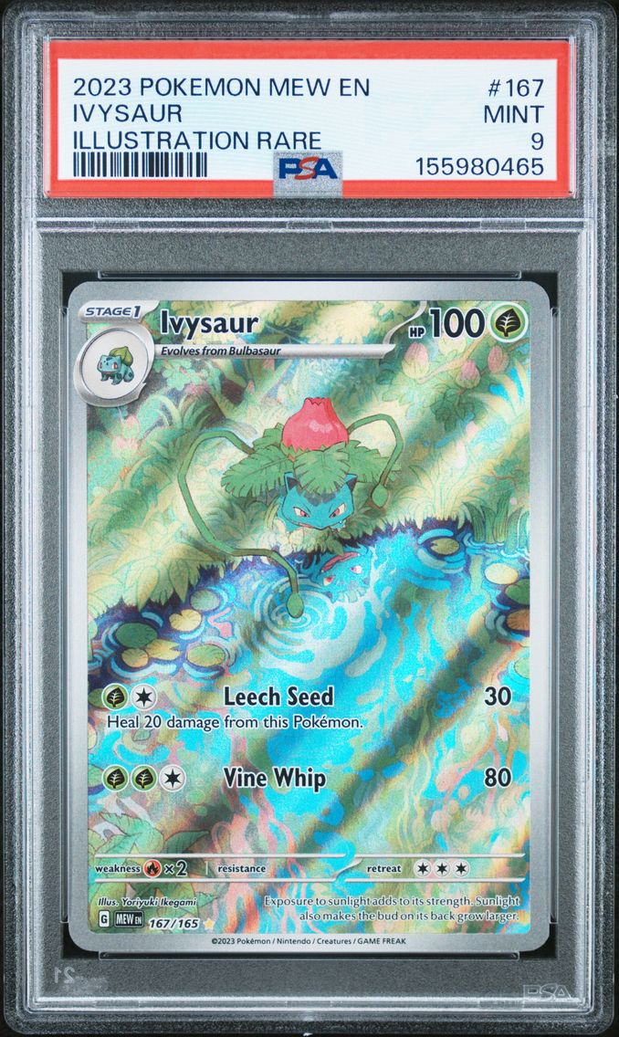 2023 #167 Ivysaur PSA 9 Mew EN-151
