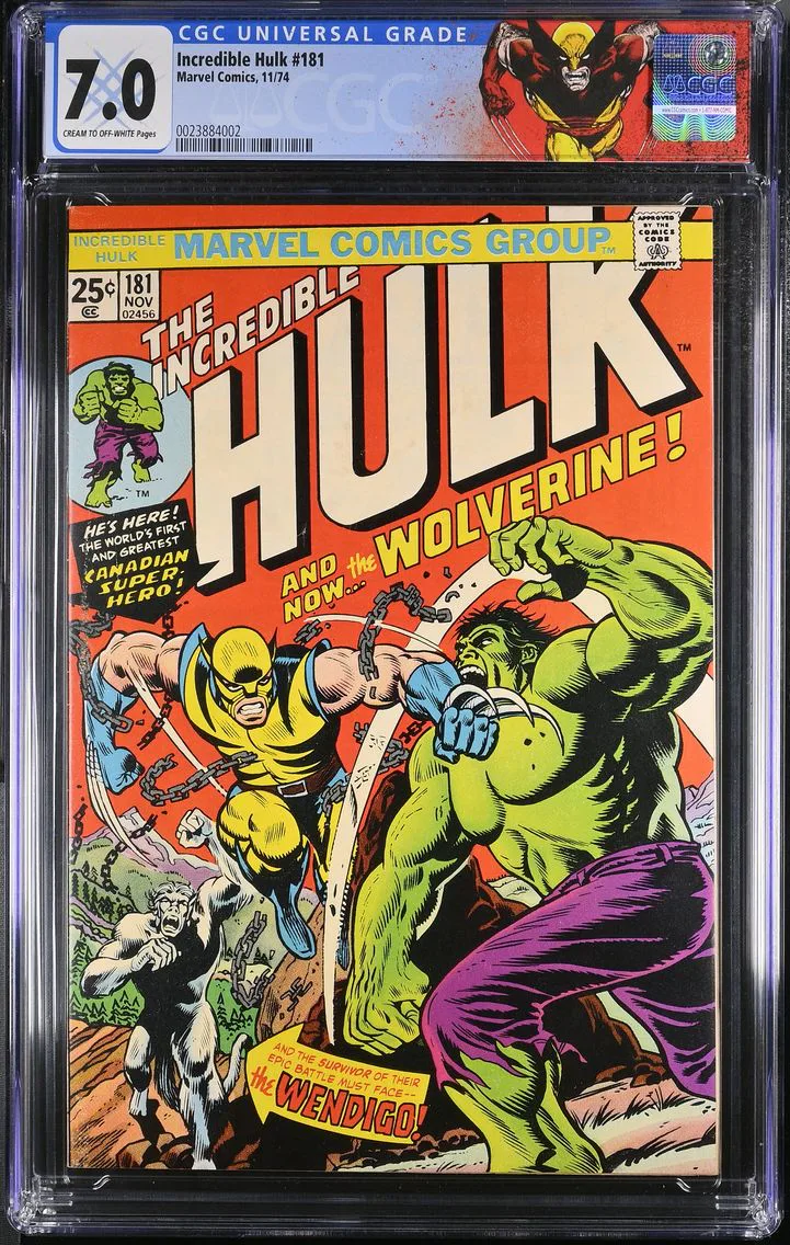 1974 #NA 1974 Incredible Hulk #181 CGC 7 Marvel Comics CGC 7