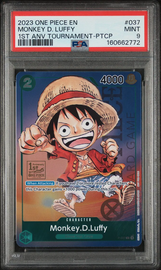 2023 #037 Monkey D. Luffy PSA 9 One Piece Promos
