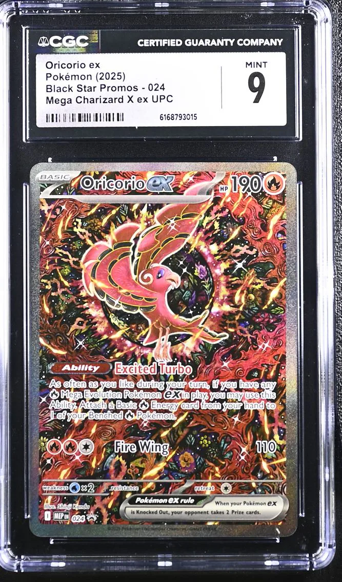 2025 #024 Oricorio ex CGC 9 Black Star Promos - Mega Evolution MEP EN - English