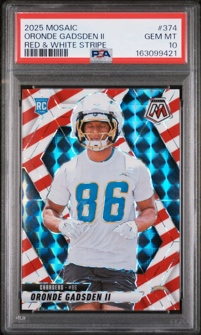 2025 #374 ORONDE GADSDEN II PSA 10 Panini Mosaic
