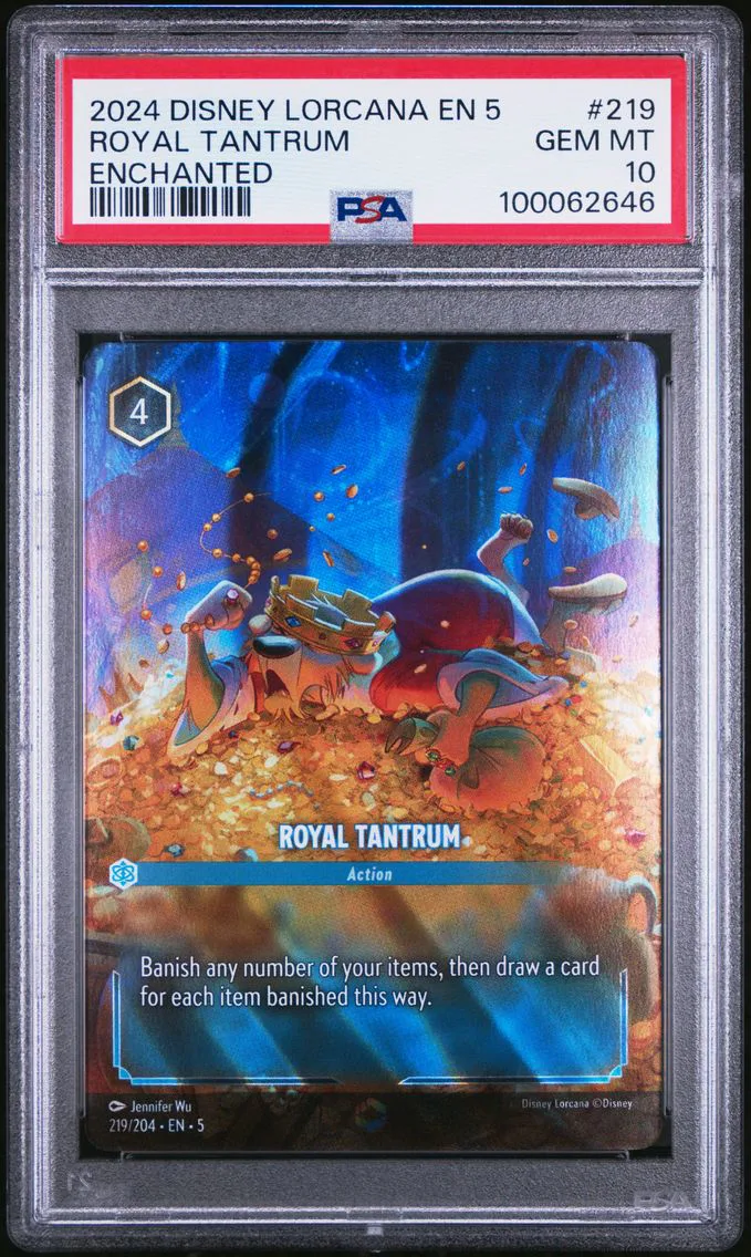 2024 #219 Royal Tantrum PSA 10 Disney Lorcana EN 5-Shimmering Skies