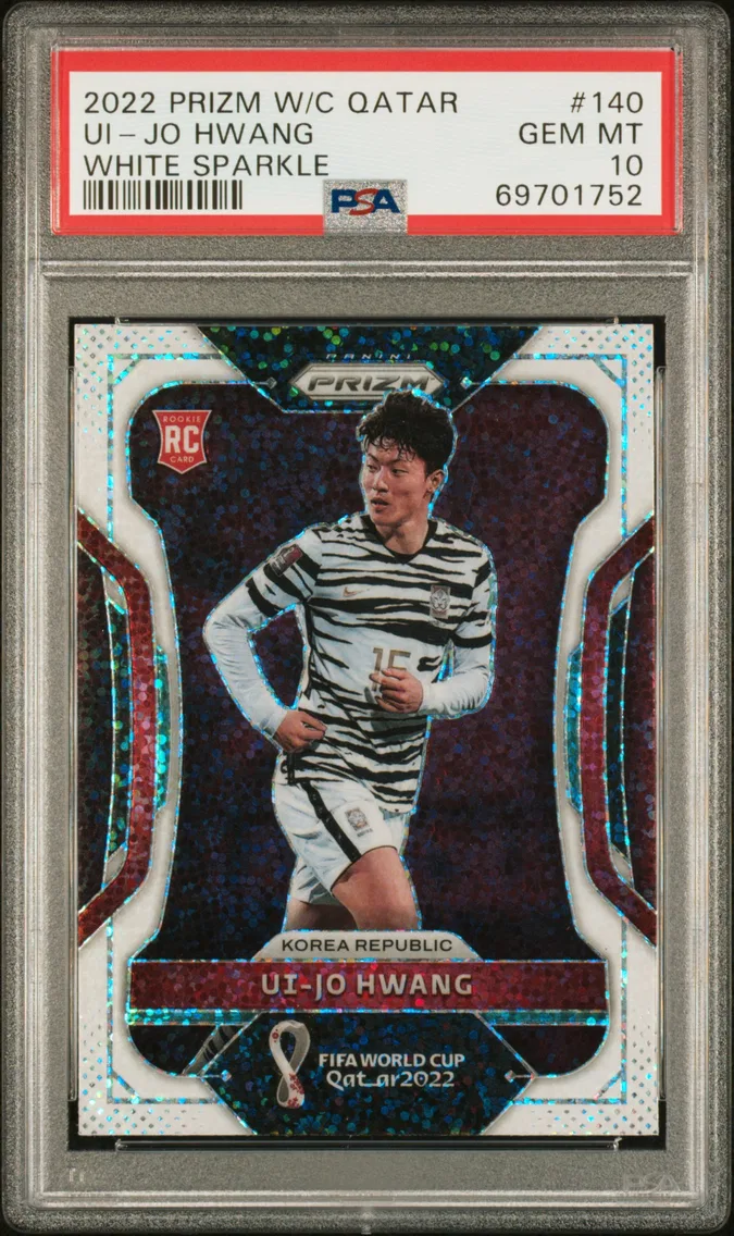 2022 #140 UI-Jo Hwang PSA 10 Panini Prizm World Cup Qatar