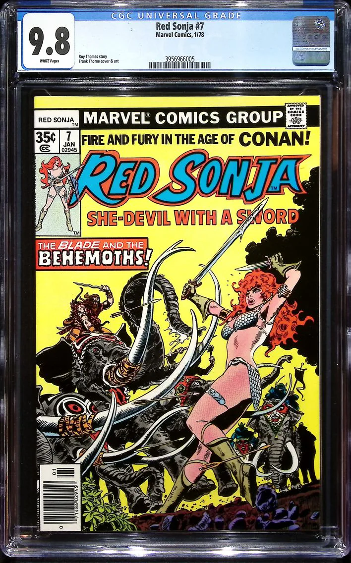1978 Red Sonja #7 CGC 9.8 Marvel Comics