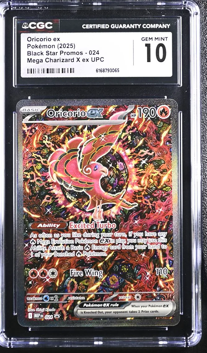 2025 #024 Oricorio ex CGC 10 Black Star Promos - Mega Evolution MEP EN - English